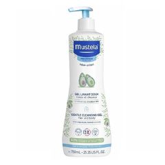 Sữa Tắm Gội Mustela Gentle 2in1 Dạng Gel 750ml - Sản Phẩm Chăm Sóc Da và Tóc Cho Bé, Xuất Xứ Pháp