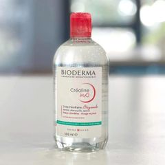 Nước Tẩy Trang Bioderma Crealine H2O 500ml - Dành cho Da Nhạy Cảm, Giúp Làm Sạch và Dưỡng Ẩm, Xuất Xứ Pháp Chính Hãng