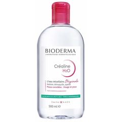 Nước Tẩy Trang Bioderma Crealine H2O 500ml - Dành cho Da Nhạy Cảm, Giúp Làm Sạch và Dưỡng Ẩm, Xuất Xứ Pháp Chính Hãng