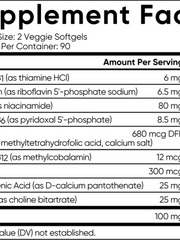 Viên Uống ADVANCED B-Complex Sport Research - Bổ Sung Vitamin B Tổng Hợp 180v, Tăng Cường Năng Lượng và Sức Khỏe Tinh Thần Mỹ