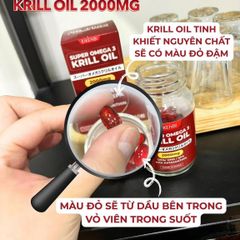Omega 3 Nhuyễn Thể Nhật Bản Super Krill Oil Eikenbi 2000mg 60 Viên - Bổ Não, Tăng Cường Trí Nhớ, Hỗ Trợ Tim Mạch, Sáng Mắt