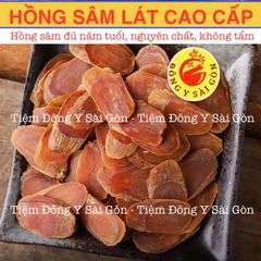 Hồng Sâm Hàn Quốc Thái Lát 100g - Sâm Nguyên Chất Giúp Tăng Cường Sức Khỏe, Hỗ Trợ Tiểu Đường Và Tim Mạch
