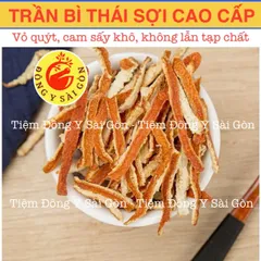 Trần Bì Thái Sợi 100gram - Thực Phẩm Khô Hỗ Trợ Tiêu Hóa, Giúp Giảm Đầy Bụng và Đau Họng, Nguyên Chất, Mới Nhất 2023