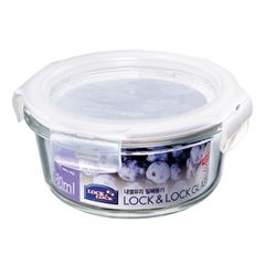 Hộp Thủy Tinh Chịu Nhiệt LocknLock OvenGlass Hình Tròn 380ml - Đựng Thực Phẩm An Toàn, Tiện Lợi cho Nhà Bếp và Văn Phòng