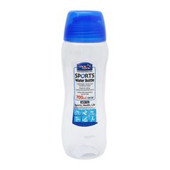 Bình Nước Thể Thao LocknLock HPP712 700ml - Nhựa An Toàn, Thiết Kế Gọn Nhẹ, Kèm Cốc Uống, Phù Hợp Cho Du Lịch Và Tập Luyện