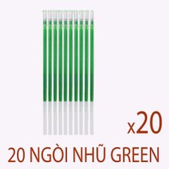 Ngòi Mực Nhũ Xanh Lá 0.7mm - Bút Chép Kinh Chữ Hán Chuyên Dụng, Nét Mực Đều, Bền Màu, Tặng Quà Học Sinh, Sinh Viên