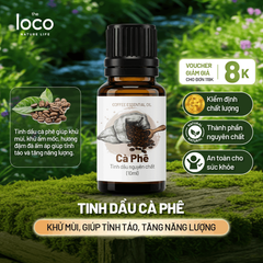 Tinh Dầu Xông Phòng Nguyên Chất The Loco 10ml - Hương Thơm Từ Thiên Nhiên, Sử Dụng Được Trong Spa, Massage, Khi Tắm