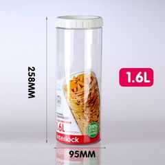 Hộp Bảo Quản Thực Phẩm LocknLock INL303 1.6L Nhựa PET An Toàn, Dung Tích Lớn, Thiết Kế Tiện Lợi và Bền Bỉ