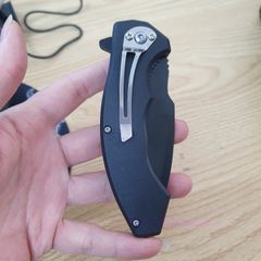 Dao Gấp Helios Knives Tactical Mini - Lưỡi Đen Sắc Bén, Thiết Kế Gọn Nhẹ, Phù Hợp Dã Ngoại, Cắm Trại, Sưu Tầm, Quà Tặng Cá Tính