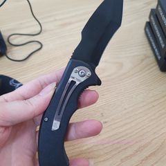Dao Gấp Helios Knives Tactical Mini - Lưỡi Đen Sắc Bén, Thiết Kế Gọn Nhẹ, Phù Hợp Dã Ngoại, Cắm Trại, Sưu Tầm, Quà Tặng Cá Tính