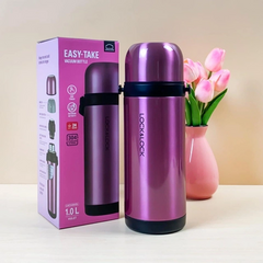 Bình Giữ Nhiệt LocknLock 1000ml - Dễ Dàng Chuyển Đổi Thành Cốc Uống, Thiết Kế Tiện Dụng, Chất Liệu Thép Không Gỉ