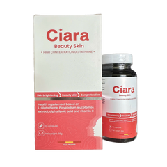 Viên Uống Trắng Da Ciara - Hỗ Trợ Làm Đẹp Da, Chống Nắng, Cải Thiện Sắc Tố - Hộp 50 Viên, Dạng Viên Nén Chất Lượng Thẩm Mỹ