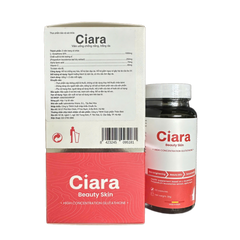 Viên Uống Trắng Da Ciara - Hỗ Trợ Làm Đẹp Da, Chống Nắng, Cải Thiện Sắc Tố - Hộp 50 Viên, Dạng Viên Nén Chất Lượng Thẩm Mỹ