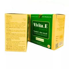 Combo Da Khỏe: Vitamin E Vivita.E & Vitamin C 500 Nano Curcumin - Bổ Sung Dưỡng Chất Chống Oxy Hóa & Tăng Cường Sáng Mịn Da