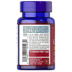 Viên uống bổ tim CoQ10 Puritan’s Pride 100mg - 60 viên nang mềm hỗ trợ sức khỏe tim mạch hàng ngày từ Mỹ