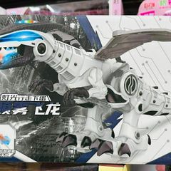Đồ chơi con khủng long 333-87 có cánh chạy bằng pin đẻ trứng hiệu ứng đèn âm thanh phun hơi nước màu ngẫu nhiên