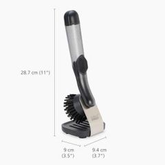 Bàn Chải Rửa Chén Joseph Joseph Sinktech 6500019 - Có Ngăn Chứa Xà Phòng và Chân Đế Bằng Thép Không Gỉ, Thiết Kế Thông Minh