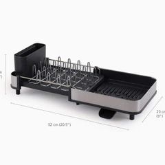 Giá phơi bát đĩa Joseph Joseph 6500035 - Thiết kế nhỏ gọn, có thể mở rộng và thoát nước chống đọng, phù hợp cho căn bếp tiết kiệm không gian.