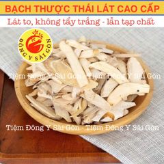 Bạch Thược Thái Phiến 100g - Thảo Dược Thiên Nhiên Không Tẩy Trắng, Hỗ Trợ Tiêu Hóa và Giảm Đau, Đặc Sản Khô Việt Nam