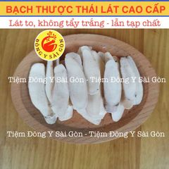 Bạch Thược Thái Phiến 100g - Thảo Dược Thiên Nhiên Không Tẩy Trắng, Hỗ Trợ Tiêu Hóa và Giảm Đau, Đặc Sản Khô Việt Nam