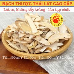 Bạch Thược Thái Phiến 100g - Thảo Dược Thiên Nhiên Không Tẩy Trắng, Hỗ Trợ Tiêu Hóa và Giảm Đau, Đặc Sản Khô Việt Nam