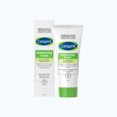 Kem Dưỡng Ẩm Dịu Lành Cetaphil (50g) - Cấp Ẩm Sâu 48H Cho Da Nhạy Cảm, Không Chứa Hương Liệu, Giúp Da Mềm Mịn, Lành Tính
