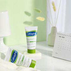 Kem Dưỡng Ẩm Dịu Lành Cetaphil (50g) - Cấp Ẩm Sâu 48H Cho Da Nhạy Cảm, Không Chứa Hương Liệu, Giúp Da Mềm Mịn, Lành Tính