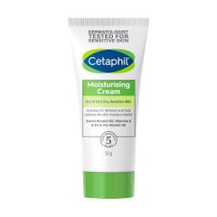 Kem Dưỡng Ẩm Dịu Lành Cetaphil (50g) - Cấp Ẩm Sâu 48H Cho Da Nhạy Cảm, Không Chứa Hương Liệu, Giúp Da Mềm Mịn, Lành Tính