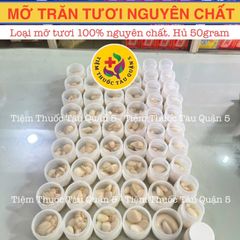 Mỡ Trăn Nguyên Chất 50g - Giải Pháp Trị Bỏng, Nứt Nẻ Da, Vết Muỗi Cắn, Rạn Da Sau Sinh, Dưỡng Ẩm Da Hiệu Quả