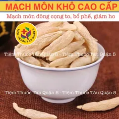 Mạch Môn Thượng Hạng 100g - Thực Phẩm Khô Giảm Ho, Thanh Nhiệt, Tốt Cho Người Huyết Áp Thấp - Thảo Dược Tự Nhiên