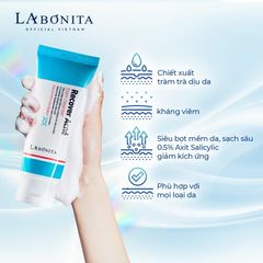 Sữa Rửa Mặt LaBonita 100ml Cho Da Dầu Mụn - Làm Sạch Hiệu Quả, Giảm Mụn, Dưỡng Ẩm Tự Nhiên, Phù Hợp Với Da Nhờn