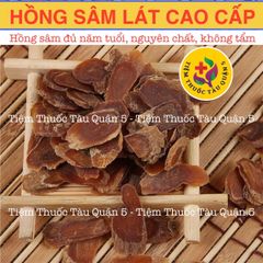 Hồng Sâm Hàn Quốc Thái Lát 100g - Sâm Tốt Cho Sức Khỏe, Giảm Đường Huyết, Tăng Cường Miễn Dịch, Dinh Dưỡng Từ Thiên Nhiên