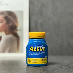 Viên uống giảm đau hạ sốt Aleve 220mg - Giảm nhanh đau đầu, đau cơ, đau lưng - Hỗ trợ hiệu quả đến 12 giờ, 320 viên