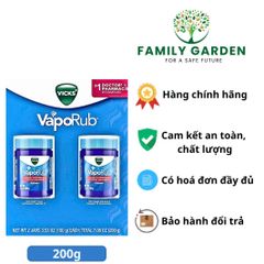 Dầu Bôi Ấm Ngực Vicks VapoRub - Giảm Ho và Nghẹt Mũi cho Trẻ Em và Người Lớn, Hỗ Trợ Giấc Ngủ Ngon 484222