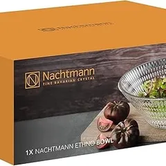 Bát thủy tinh Nachtmann Ethno 27,5 cm - Tô salad và trái cây cao cấp, thiết kế độc đáo, bền đẹp, dễ dàng vệ sinh, quà tặng sang trọng.