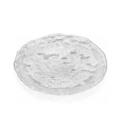 Đĩa IVV Diamante Clear 15cm - Đĩa Pha Lê Trong Suốt Trang Trí Bàn Tiệc, Quà Tặng Sang Trọng Từ Ý
