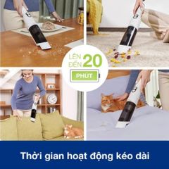 Máy hút bụi mini cầm tay không dây Tineco Go Mini – Hút ô tô, sofa, lông thú, bộ lọc HEPA 0.8kg