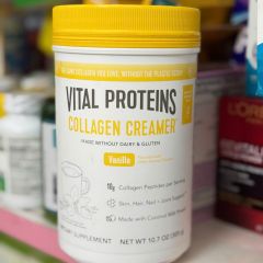Vital Proteins Collagen Creamer Vanilla - Hỗ Trợ Da, Tóc, Móng và Khớp - Bột Kem Dinh Dưỡng Mỹ Chất lượng cao 10g Collagen Peptides
