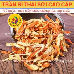 Bột Trần Bì Thái 100g - Thực Phẩm Khô Hỗ Trợ Ho, Đau Họng và Tiêu Hóa - Date Mới, Chất Lượng Cao