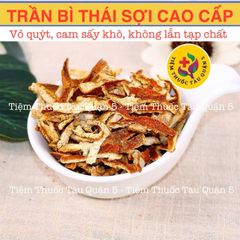 Bột Trần Bì Thái 100g - Thực Phẩm Khô Hỗ Trợ Ho, Đau Họng và Tiêu Hóa - Date Mới, Chất Lượng Cao