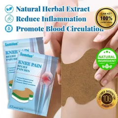 Miếng Dán Giảm Đau Đầu Gối Mugwort Ngải Cứu - 12 Miếng Hỗ Trợ Giảm Đau Khớp Nhanh Chóng, Tăng Cường Linh Hoạt Cho Xương Khớp