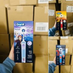 Bàn Chải Điện Oral-B Cho Trẻ Em - Sạch Răng Miệng Tự Tin Hơn, Thiết Kế Màu Sắc Sinh Động, Bảo Vệ Nướu, Dễ Sử Dụng