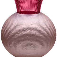 Lọ hoa IVV Ophelia Fuchsia 25cm - Đồ trang trí tiệc tinh tế, hoàn hảo cho bàn khách, văn phòng và làm quà tặng.