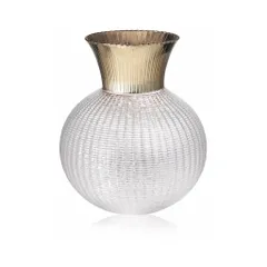 Lọ hoa IVV Ophelia Mạ Vàng 25cm & 30cm - Đồ trang trí sang trọng cho phòng khách, quán cà phê, món quà ý nghĩa