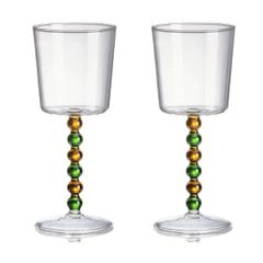 Set 2 Ly Thủy Tinh IVV Collier 300ml - Ly Thủy Tinh Borosilicate Sang Trọng An Toàn với Máy Rửa Chén
