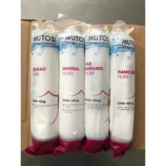 Combo 4 Lõi Lọc Khoáng MUTOSI 5678 - Nâng cao chất lượng nước sạch, hàng chính hãng cho gia đình bạn