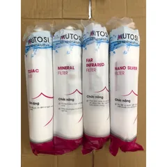 Combo 4 Lõi Lọc Khoáng MUTOSI 5678 - Nâng cao chất lượng nước sạch, hàng chính hãng cho gia đình bạn