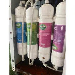 Bộ 4 Lõi Lọc Nước Hàn Quốc [2 đầu] - Thay thế cho máy nóng lạnh, lọc sạch vi khuẩn, Made in Korea