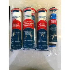 Bộ 4 Lõi Lọc Nước Sunhouse 1234 Chính Hãng - Thay Thế Máy Lọc RO, Đảm Bảo Nước Sạch và An Toàn