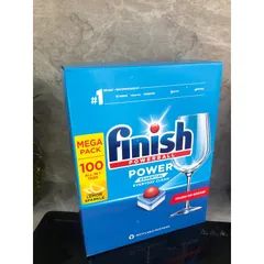 Viên Rửa Chén Finish Essential 100 Viên - Hàng Chính Hãng Châu Âu, Chuyên Dùng Cho Máy Rửa Bát - An Toàn, Hiệu Quả Cao